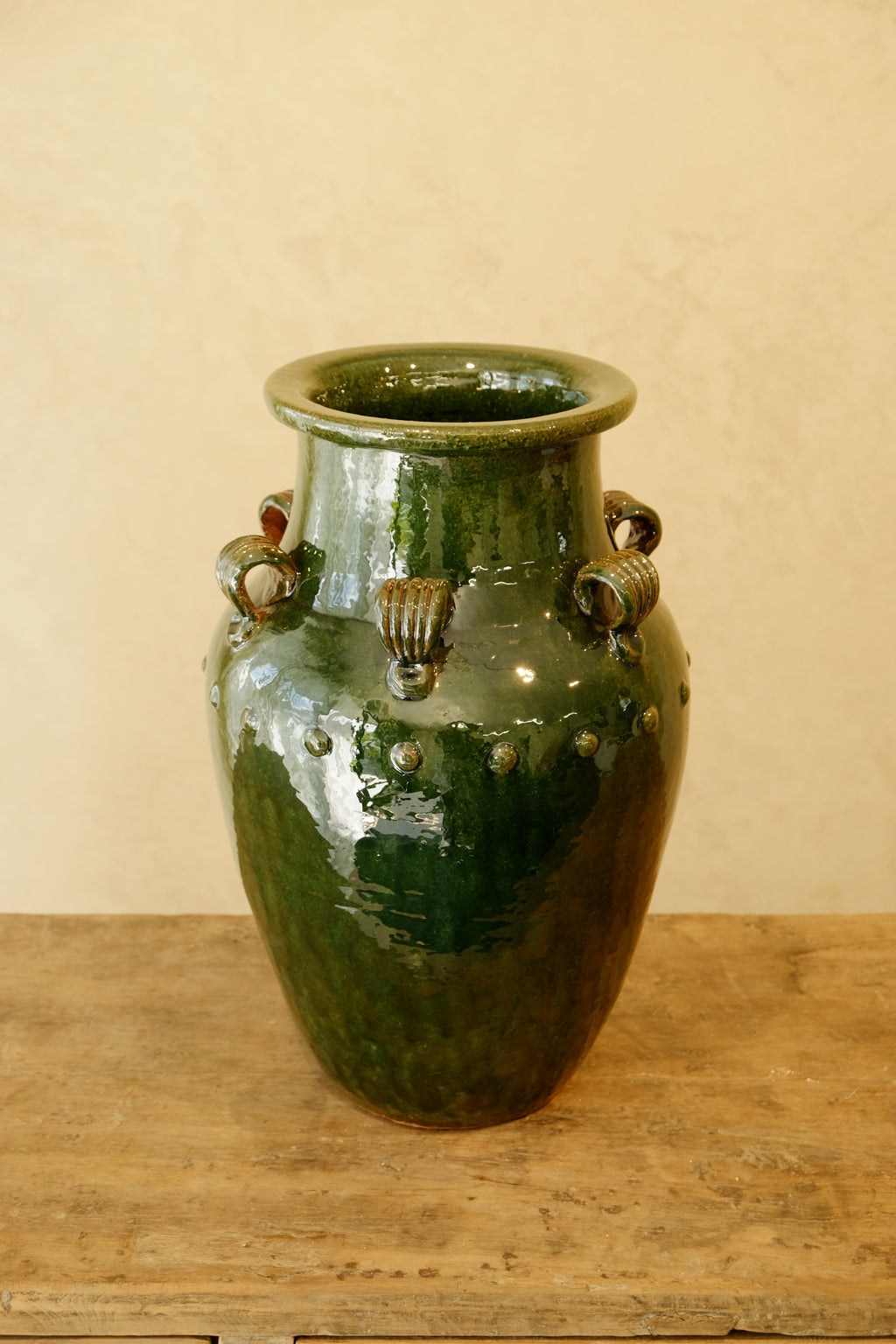 Vase Green Glazed 400mm