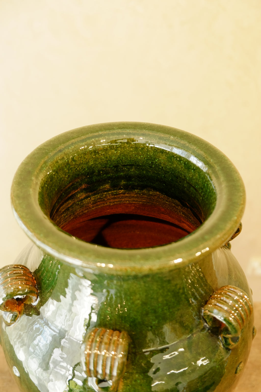 Vase Green Glazed 400mm