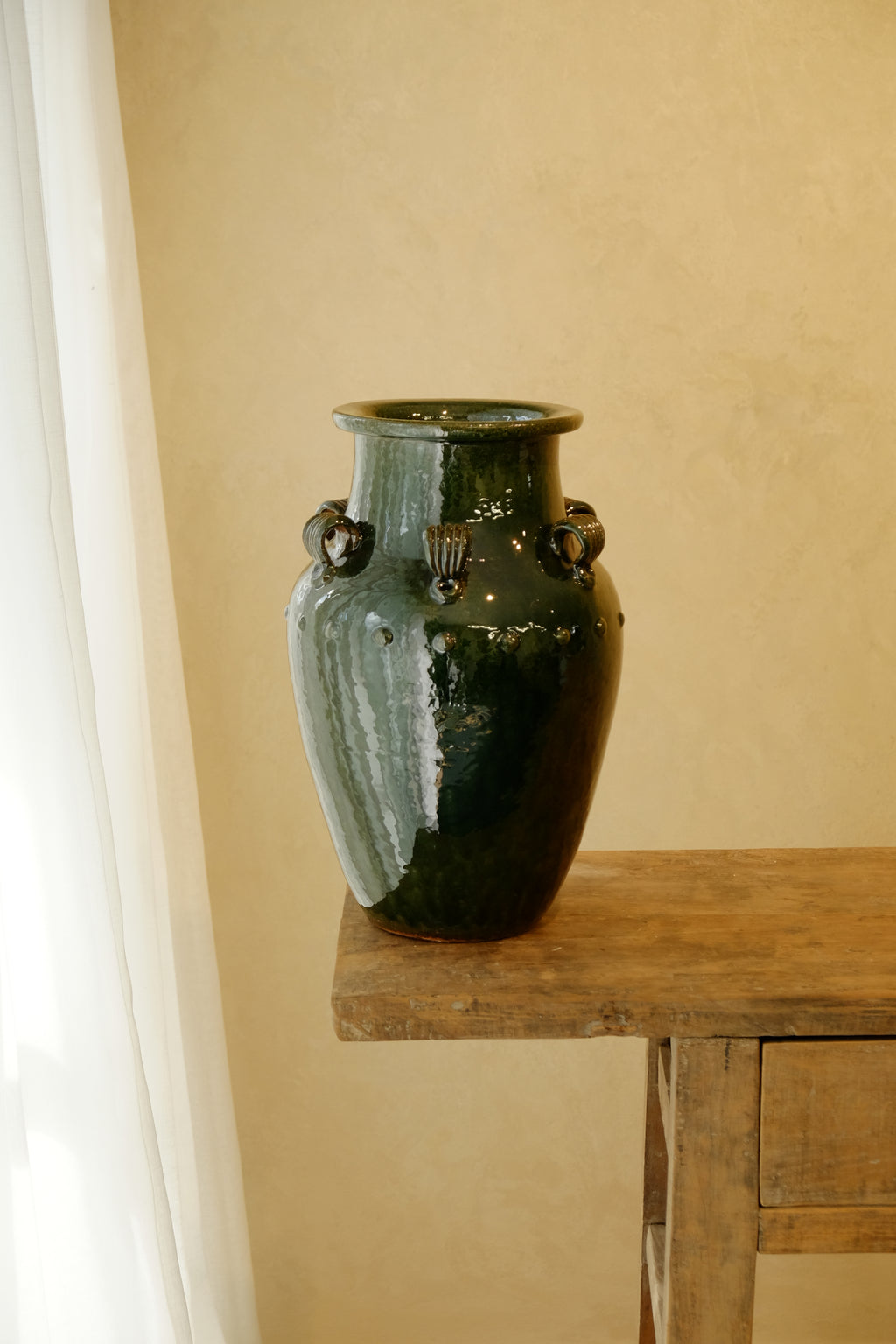 Vase Green Glazed 400mm