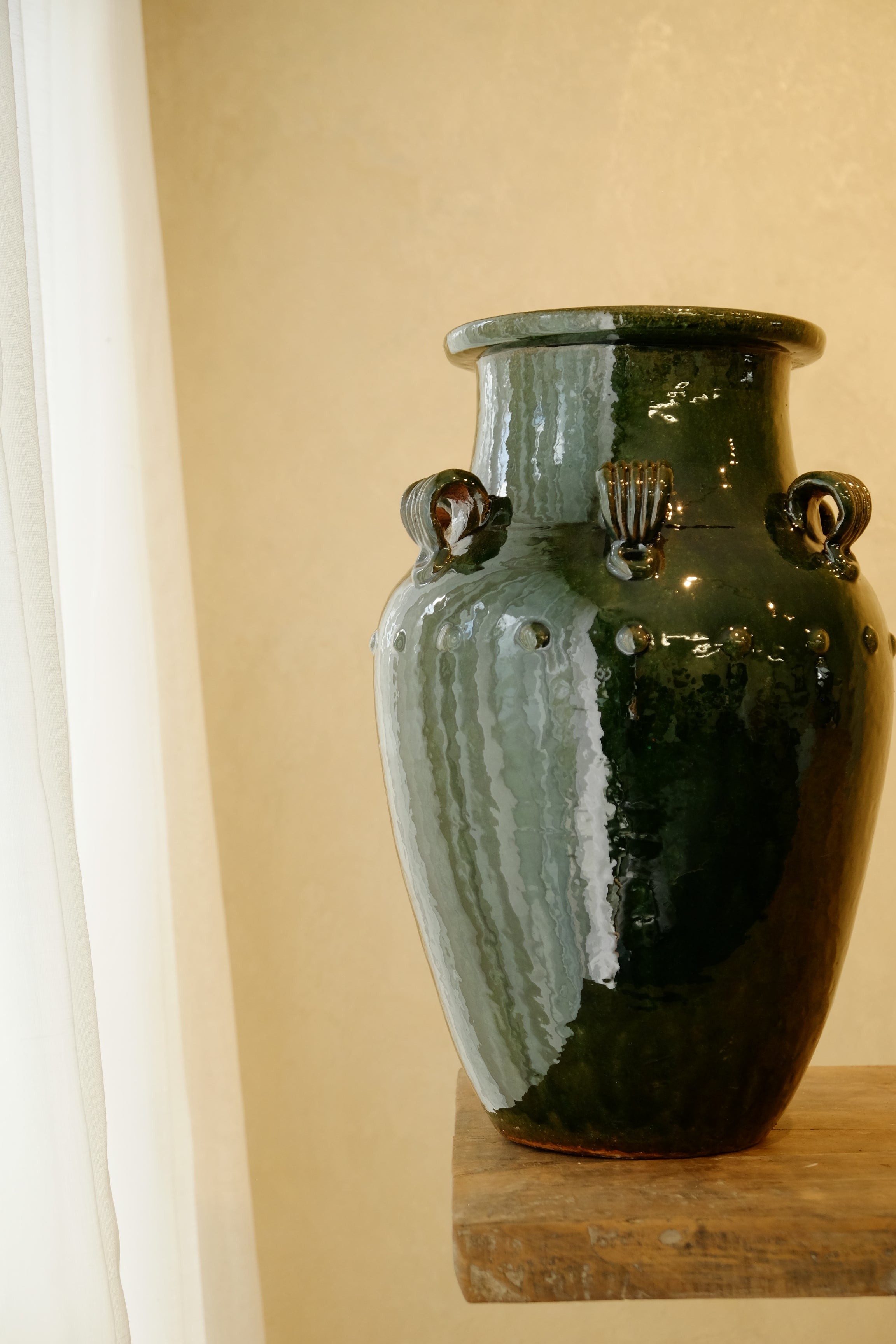 Vase Green Glazed 400mm