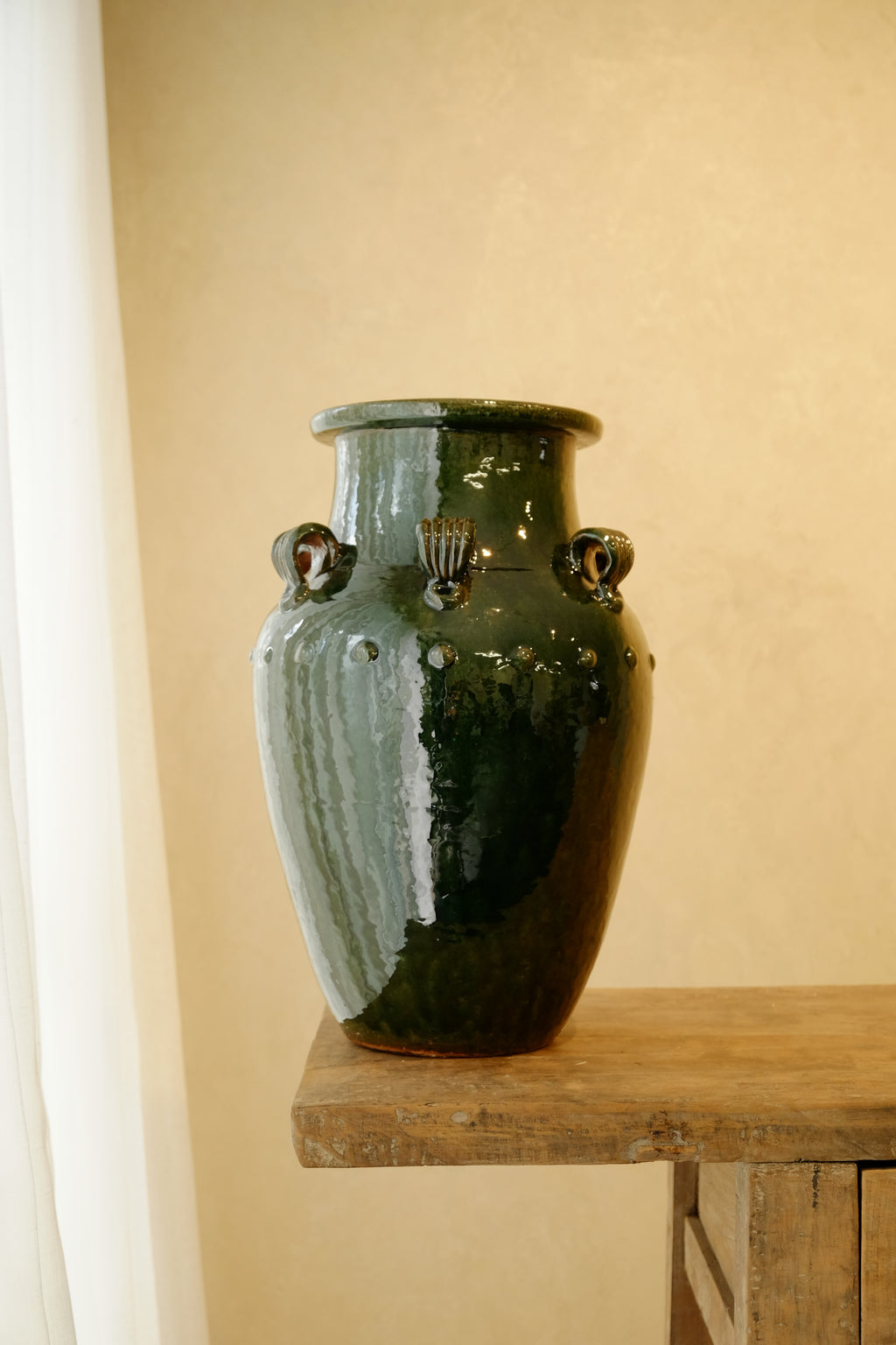 Vase Green Glazed 400mm