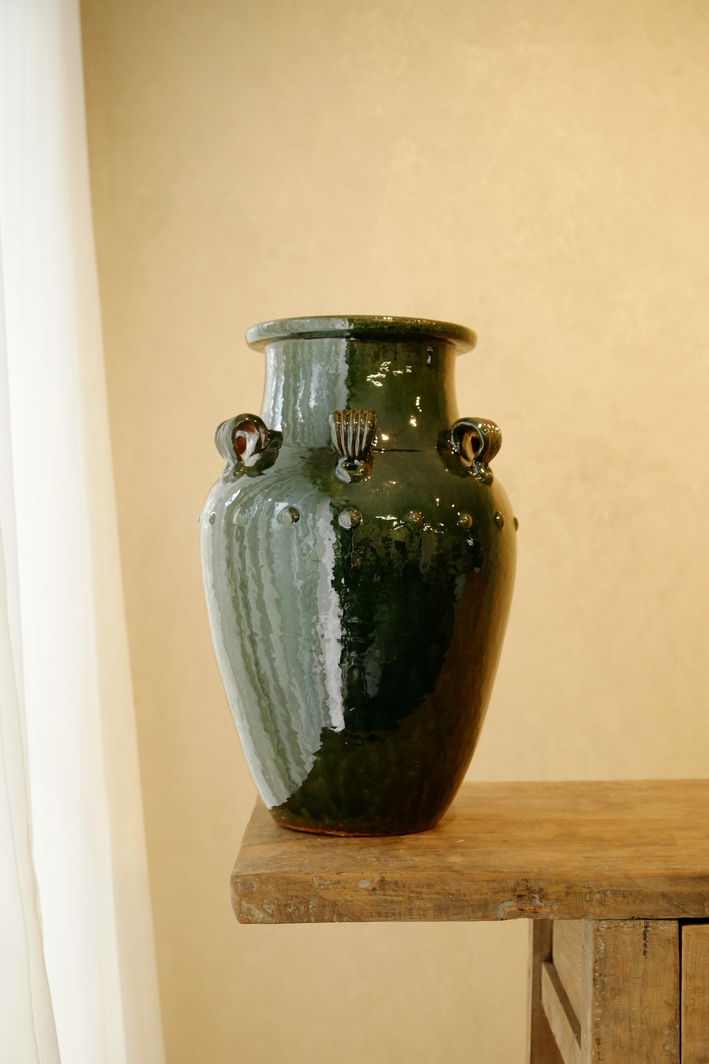 Vase Green Glazed 400mm