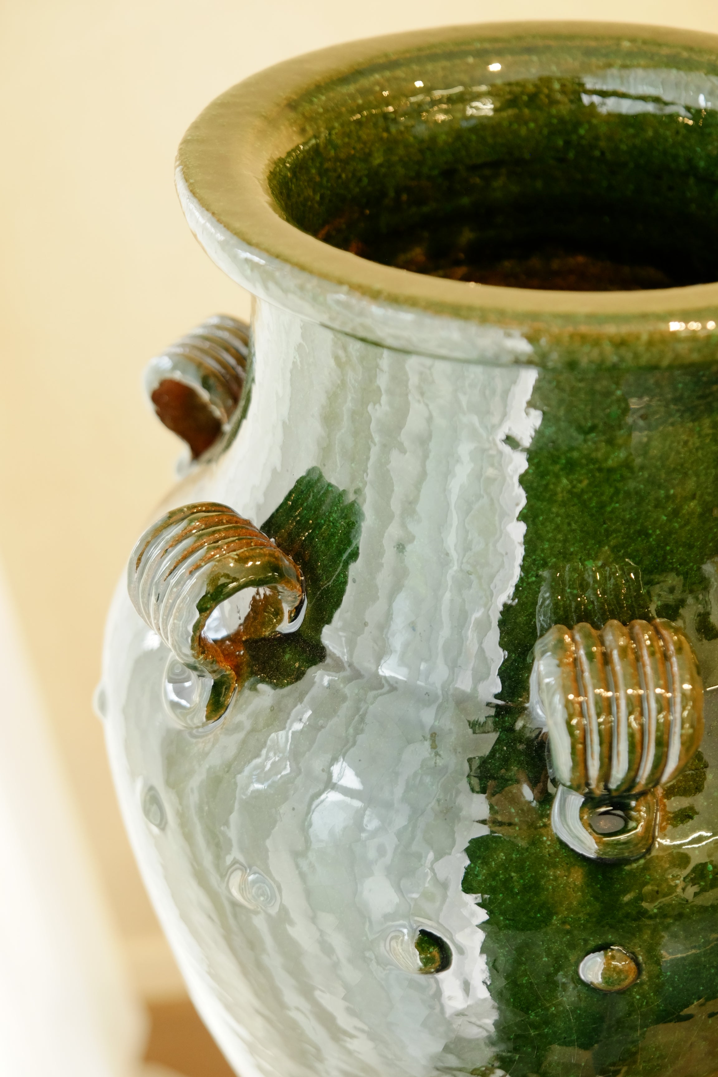Vase Green Glazed 400mm