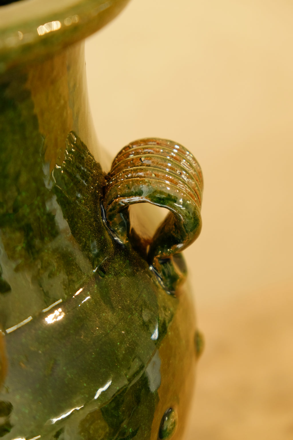 Vase Green Glazed 400mm