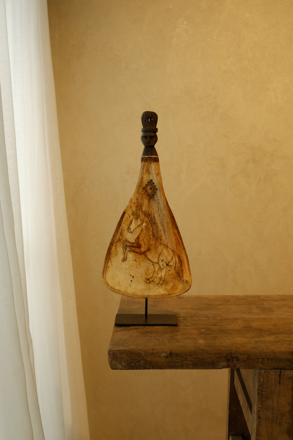Carving Bone with Design