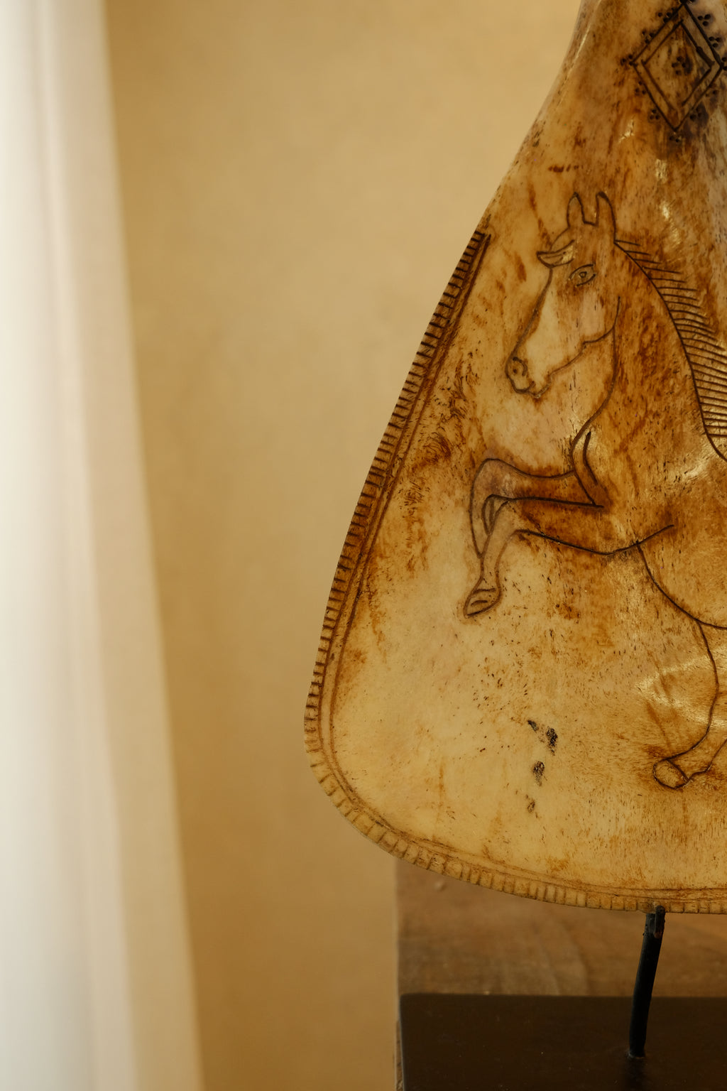 Carving Bone with Design