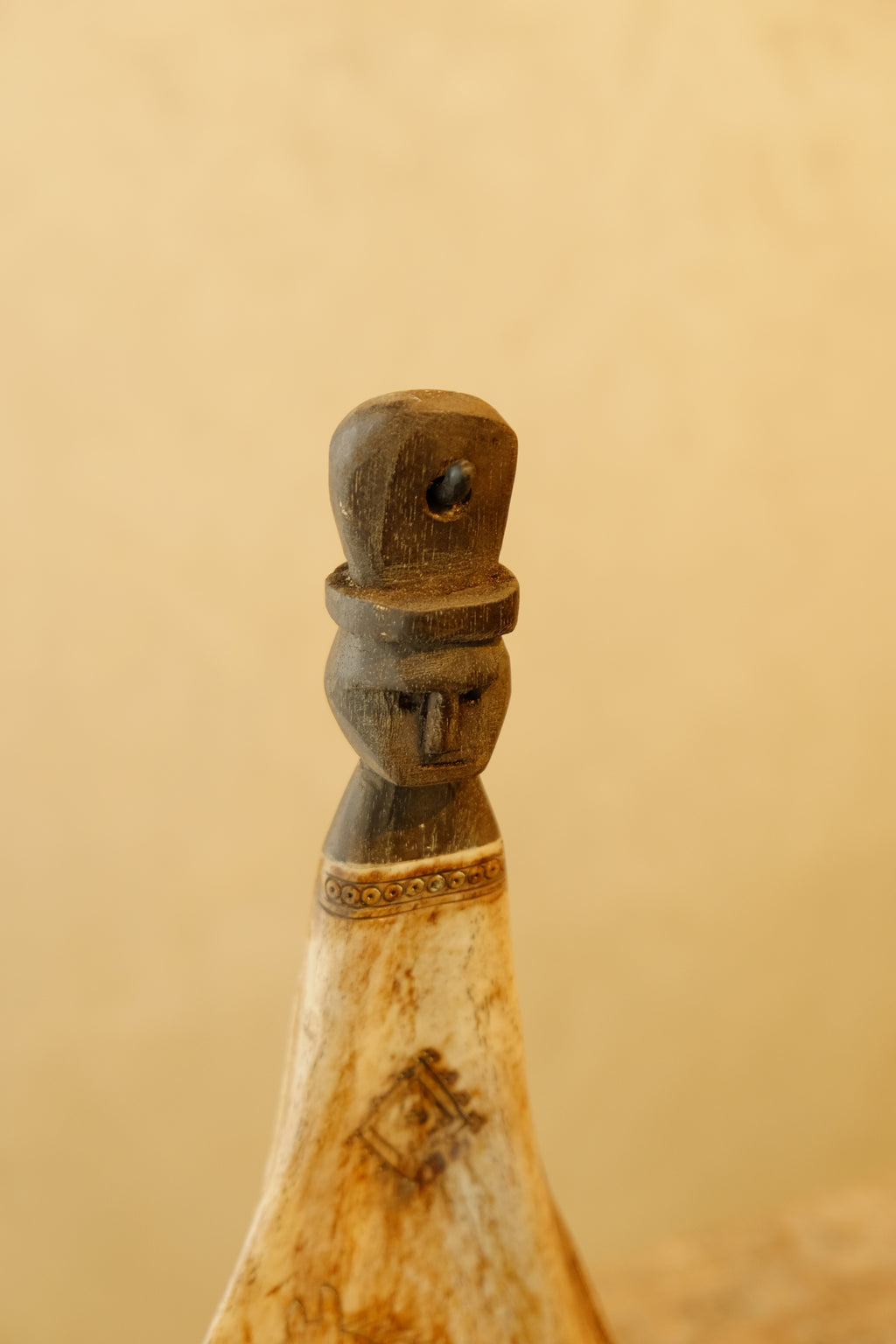 Carving Bone with Design