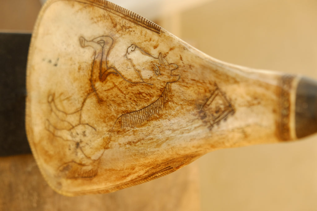 Carving Bone with Design