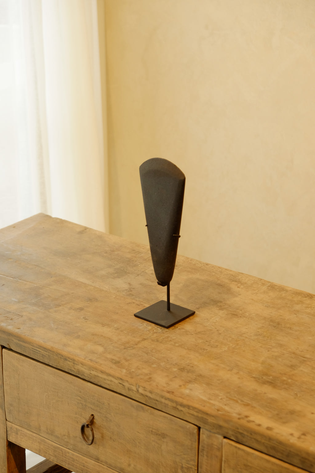 Axe Stone on Stand Small 150mm