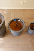 Round Ruffle Pot