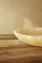 White Onyx Plate – 300 mm