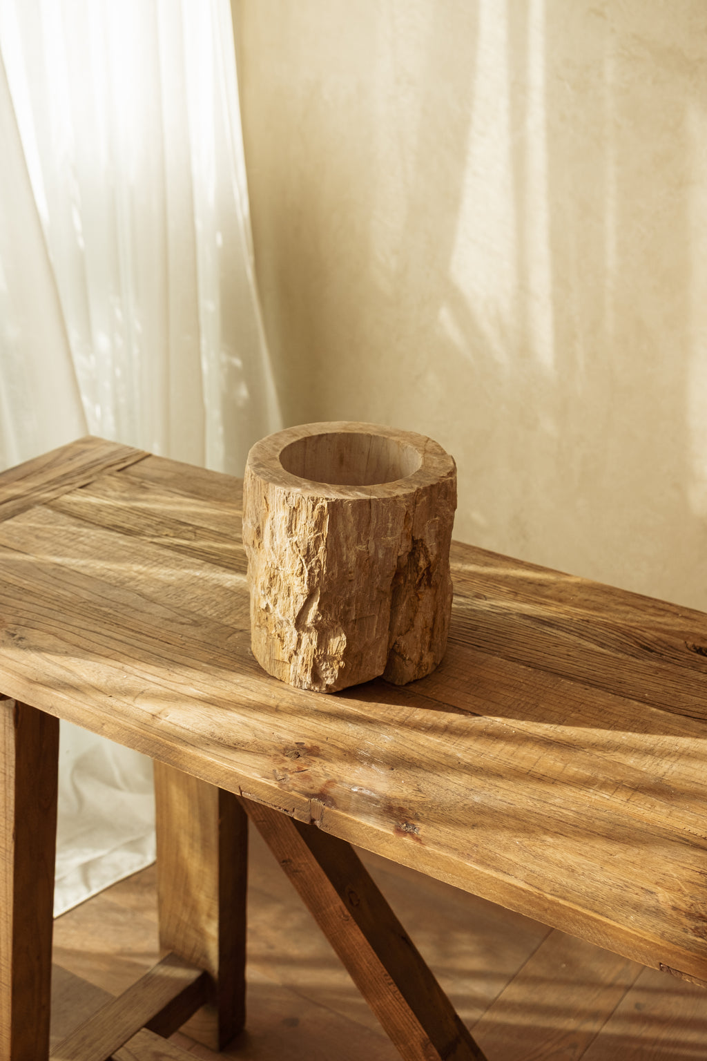Petrified Wood Pot – 240 mm