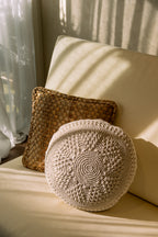 Ranting Bamboo Sofa with Mattress Cushion – Tom Ford Ivory