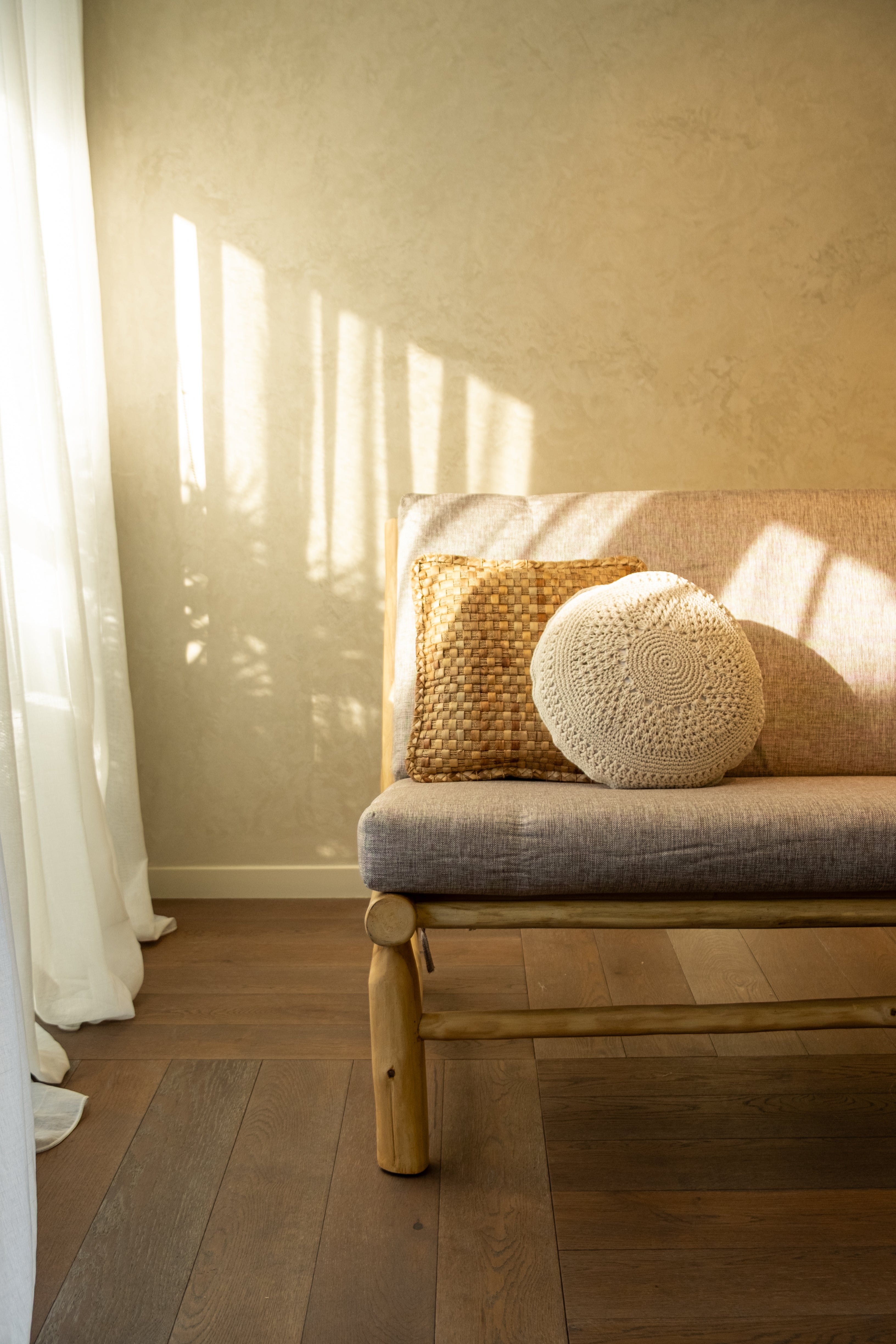 Woven Eceng Agel Decorative Cushion