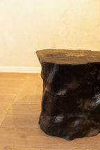 Coffee Table Timber Burnt Finish