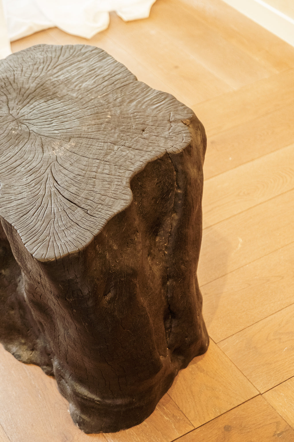 Coffee Table Timber Burnt Finish