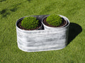 Galvanised Oval/Round Planter (Round)