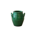 Urn Roman Aged Green Small