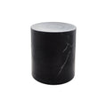 Nero Marquina Marble Honed Finish Stool