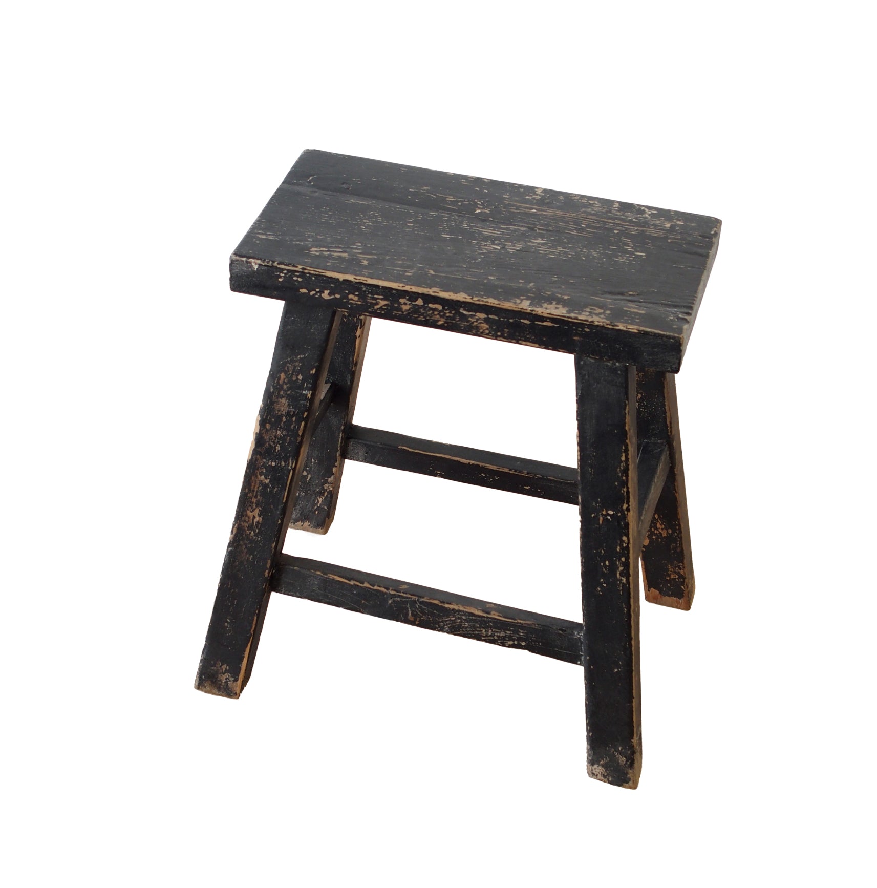 Stool Vecchio Rectangle Black