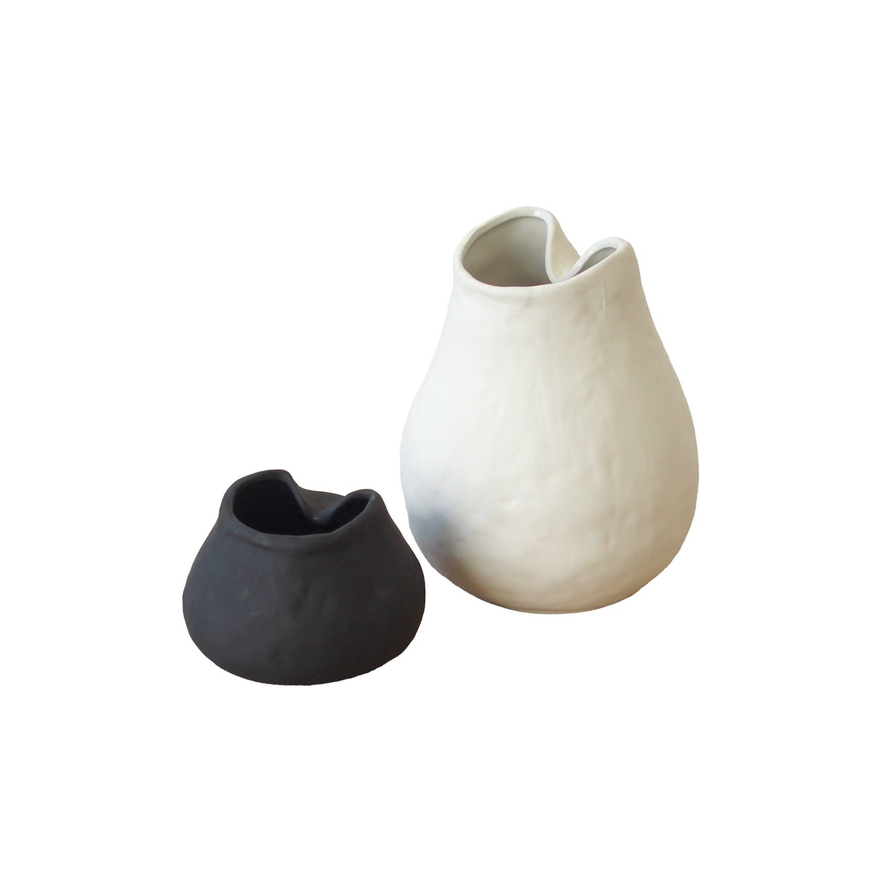 Vase Gaia Black and White (x2 sizes available)