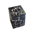 Petrified Wood Stool Square