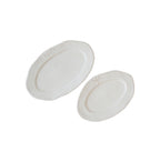 Dragonfly Platter Oval White