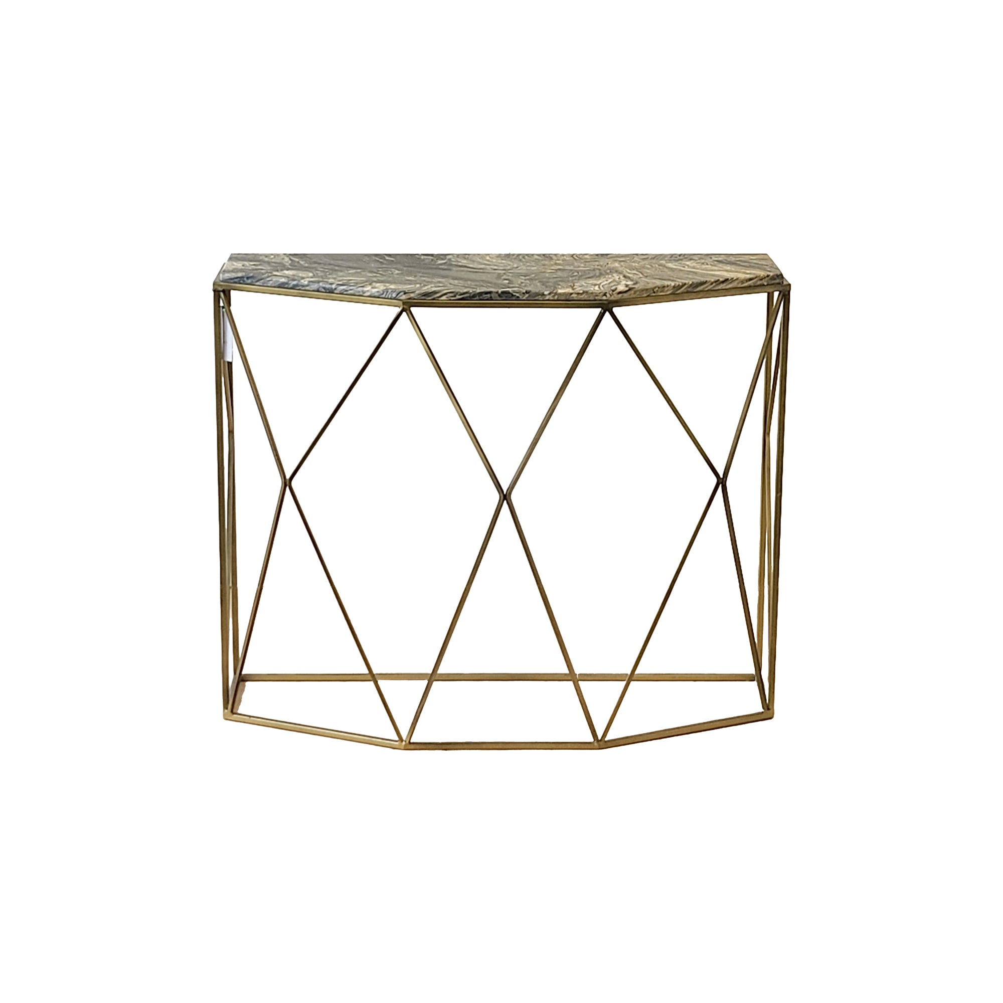 Console with Nero Giallo top