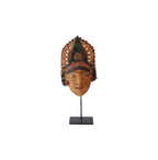 Java Mask Painted on Stand