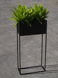 Black Planter with Stand (x 2 sizes)
